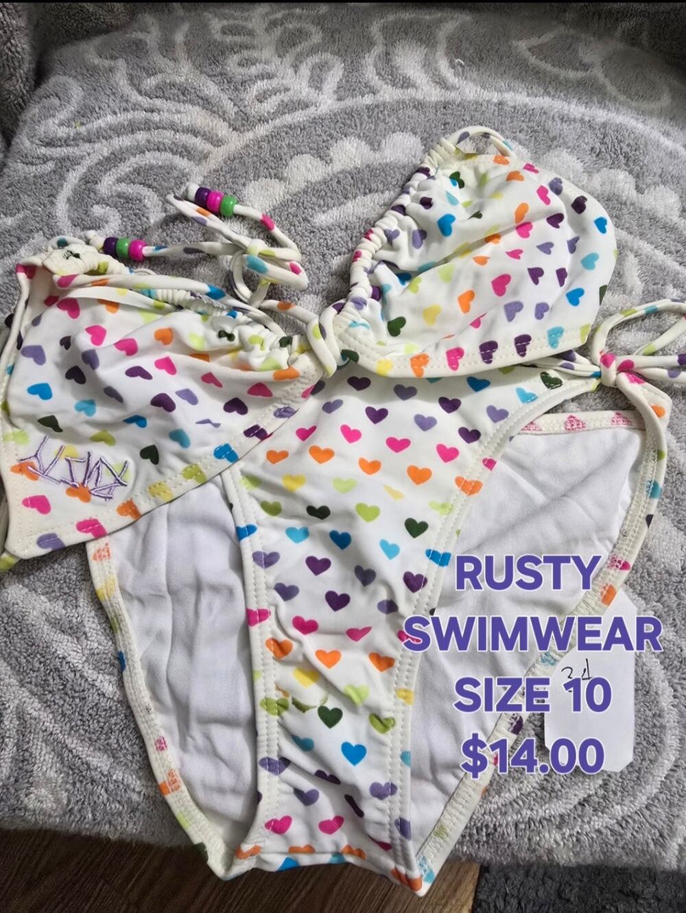 RUSTY SWIMWEAR / SIZE 10 / NWT - (#34A)